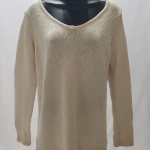 Women's Off White Knitted Sweater